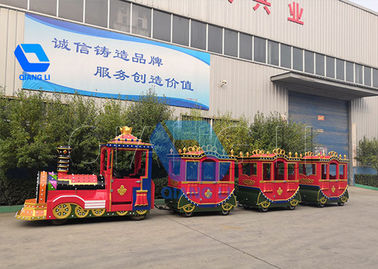 Chine Tours drôles attrayants de parc d&#039;attractions, tours faits sur commande de train d&#039;amusement pour des enfants usine