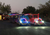 Beau tour de train de carnaval de décoration pour le parc d'attractions extérieur fournisseur