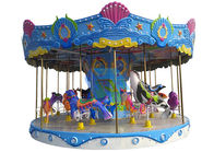 Le passager fait sur commande du carrousel 24 de parc à thème de décoration badine le CE de carrousel d'équitation approuvé fournisseur