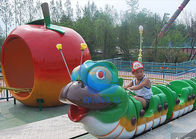 Tour coulissant de parc à thème de tours d'attractions de train fiable de montagnes russes pour des enfants fournisseur