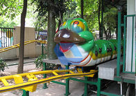 Tour coulissant de parc à thème de tours d'attractions de train fiable de montagnes russes pour des enfants fournisseur