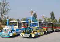 Le train guidé électrique adapté aux besoins du client de train de carnaval du tour 42 de capacité sans rail d'adultes monte fournisseur
