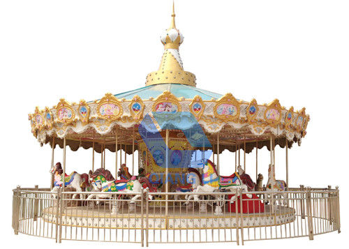Tours classiques d'amusement de capacité de personnes du carrousel 24 de parc à thème de jeux d'enfants fournisseur