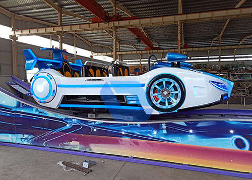 Type extérieur d'intérieur équipement de parc à thème, tours de voie de voiture de vol du tour F1 d'amusement pour des enfants fournisseur