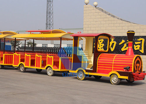 Le train routier de touristes guidé sans rail électrique d'amusement de parc de haute qualité d'enfants monte en vente fournisseur