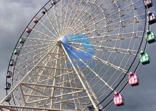 La plus grande grande roue de Noël 120m, la plus grande roue d'observation pour des parcs d'attractions