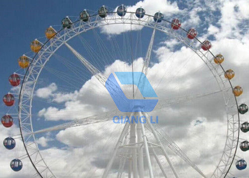 La grande roue intéressante de parc d'attractions monte 15m 12/32/48 capacités pour des enfants