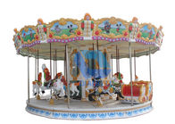 24 mini chevaux de carrousel de personne, tour sur le joyeux vont terrain de jeu de rond fournisseur