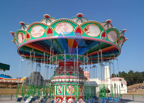 Les tours de parc à thème adaptés aux besoins du client par couleur ont adapté 24 personnes aux besoins du client pilotant le tour de chaise