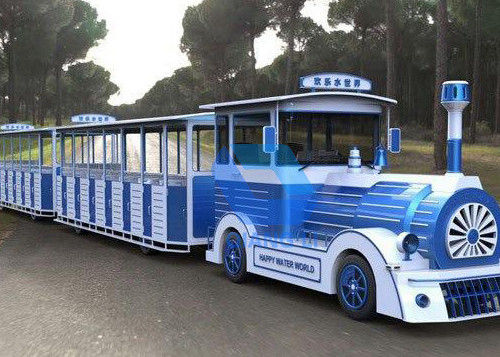 Train sans rail de Kiddie de carnaval de train de tour de modèles intéressants d'antiquité pour des parcs d'attractions